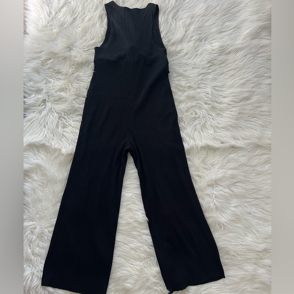 Zara Black Jumpsuit Size Small - Picture 8 of 9